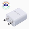 ZEBRONICS Zeb-MA5222 USB Charger Adapter with 1 Meter Micro USB Cable, 2 USB Ports
