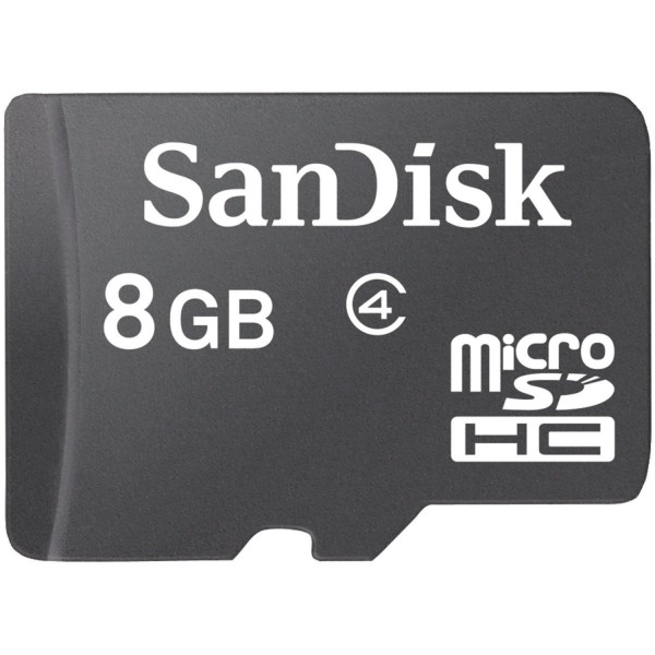 SanDisk 8GB Class 4 MicroSD Memory Card 
