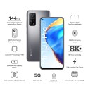 MI 10T Pro 5G (Lunar Silver, 8GB RAM, 128GB Storage)