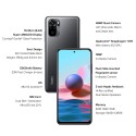 Redmi Note 10 (Shadow Black, 4GB RAM, 64GB Storage) - AmoLED Dot Display | 48MP Sony Sensor IMX582 | Snapdragon 678 Processor