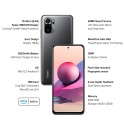 Redmi Note 10S (Shadow Black, 6GB RAM, 64GB Storage) - Super AmoLED Display | 64 MP Quad Camera