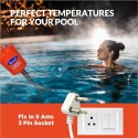 Abirami Floating Water Heater 2000W BIG 100% Copper Heating Tube Portable Shockproof Auto cut-off