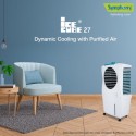 Symphony Ice Cube 27 Personal Room Air Cooler with Powerful Fan