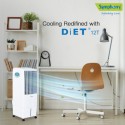 Symphony Ninja Personal White Air Cooler 12 Litres for small room
