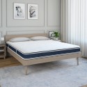 Nilkamal Flora Double Pillow Top 6" Bonnell Spring Medium Soft Firm Mattress