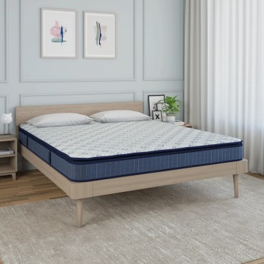 Nilkamal Flora Pillow Top 6" Bonnell Spring Medium Soft Firm Mattress Nilkamal Flora Pillow Top 6" Bonnell Spring Medium Soft Firm Mattress