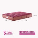 Peps Spring Koil Mattress 72x75 King Cot Maroon