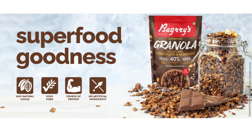 Bagrry's Granola Belgian Dark Chocolate and Almonds