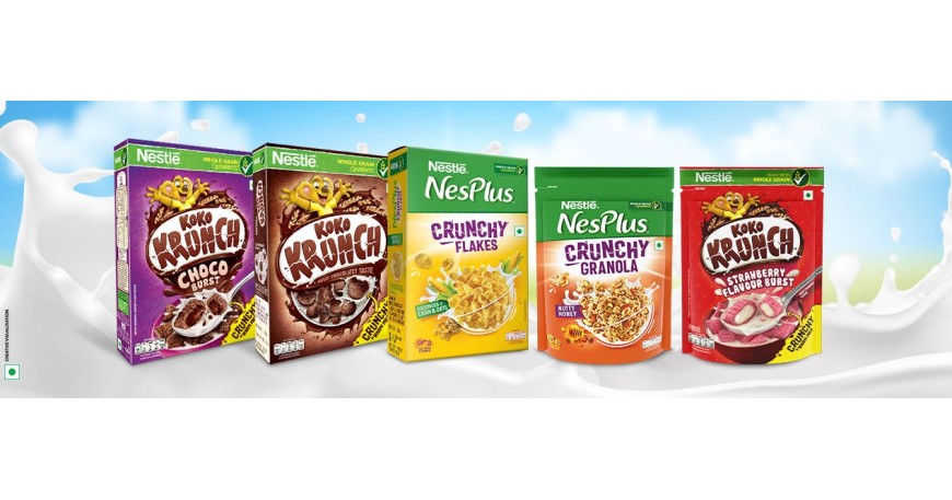 Nestle Breakfast Cereals Koko Krunch, Crunchy Flakes, Granola