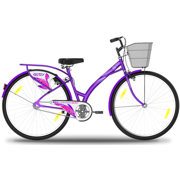BSA Ladybird Glitzy cycle for girls/women (Sporty purple)