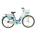 BSA Ladybird Hazel cycle for girls/women (Sports Purple / Ivory White)