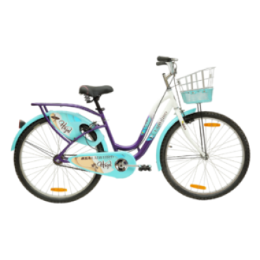 BSA Ladybird Hazel cycle for girls/women (Sports Purple / Ivory White)