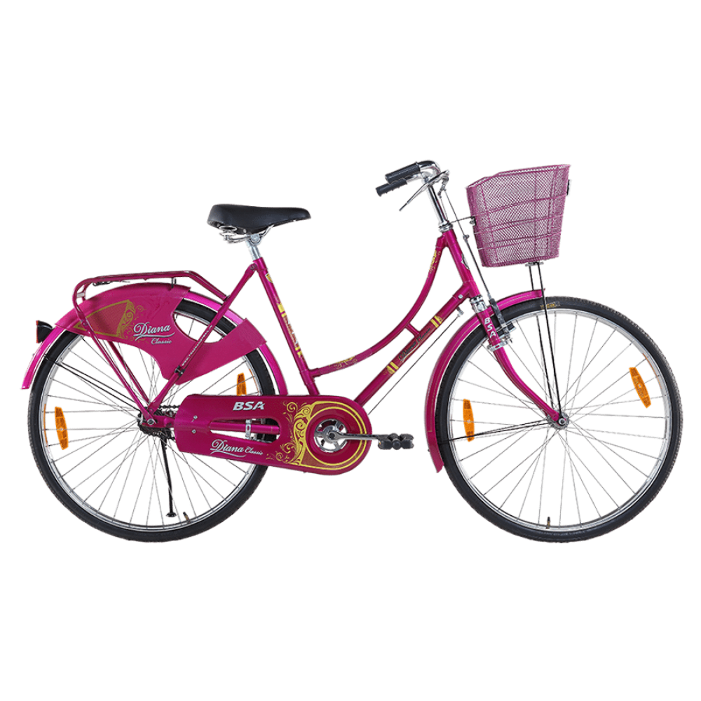 BSA Jr Roadster Diana classic cycle for girls/women (Burgundy)