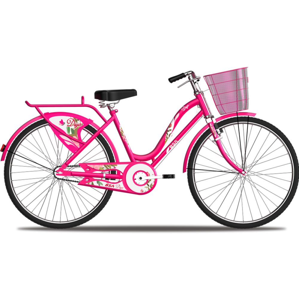 BSA Jr Roadster Diya cycle for girls/women (Pearl pink)