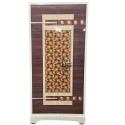 Steel Bero Sulaba Digital Printed - Redwood Flowers with Gold motifs at Centre