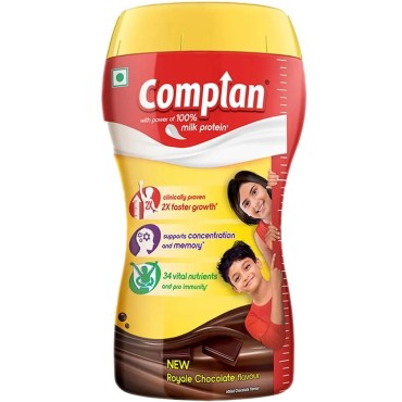 Complan Nutrition & Health Drink - Improves Concentration & Memory Royale Chocolate Flavour 500g Jar