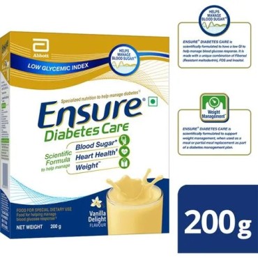Ensure Diabetes Care Nutritional Powder -Vanilla Flavour 200g Box