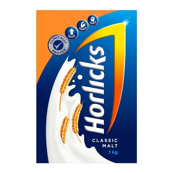 Horlicks Health & Nutrition Drink - Classic Malt 1kg Box