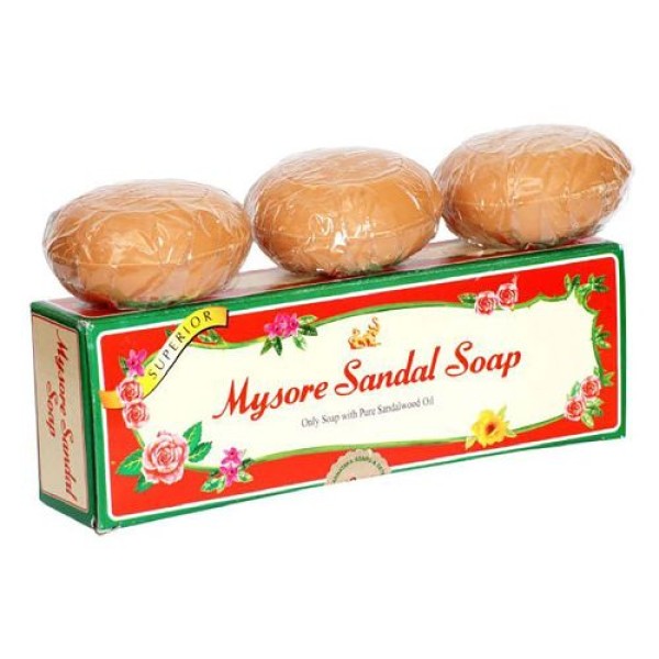 Mysore Sandal Bathing Superior With Pure Sandalwood Oil Soap150g (3pack)