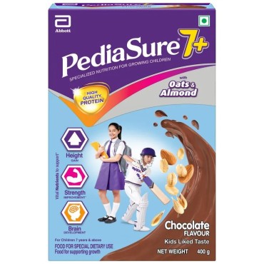 Pediasure 7+ Specialised Nutrition Drink Powder For Growing Children - Chocolate Flavour 400g Box