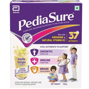 Pediasure Nutritional Powder - Complete & Balanced Vanilla Delight 200g Box