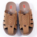 Men's Canvas Brown Sandals City Style