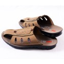 Men's Canvas Brown Sandals City Style