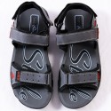 Trekking and Hiking Dark Grey Sandals with Straps for College Boys 