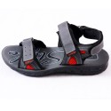 Trekking and Hiking Dark Grey Sandals with Straps for College Boys 