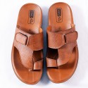Men's PU Leather Brown Sandals Tamilnadu Traditional Style