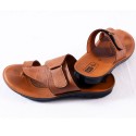 Men's PU Leather Brown Sandals Tamilnadu Traditional Style