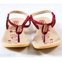 Rich Maroon Women's sandals with straps 1213