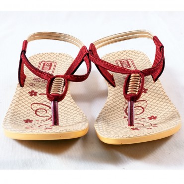 Rich Maroon Women's sandals with straps 1213