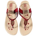 Rich Maroon Women's sandals with straps 1213