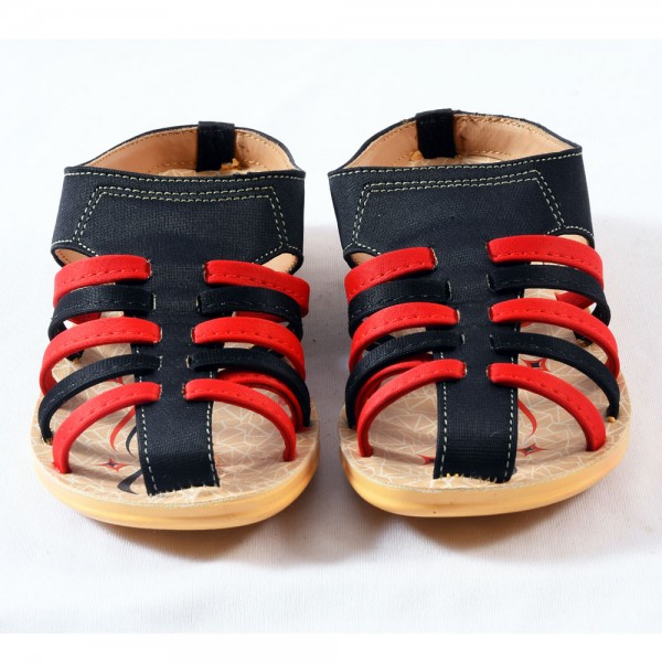 Black and Red Modern Design Women's Sandals 217