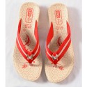 Red Colour and Diamond Stone Women's Sandals 1310