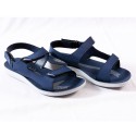 Trekking and Hiking Navy Blue Sandals with Straps for College Girls