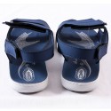 Trekking and Hiking Navy Blue Sandals with Straps for College Girls