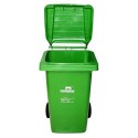 Nilkamal Plastic Manual-Lift 120 L Wheel Garbage Dustbin 