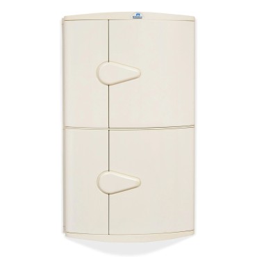 Nilkamal 2 Door Plastic Storage Corner Cabinet