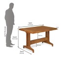 Nilkamal Ultima Foldable Dining Table 