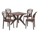 Supreme Dinner With Oak Dining Table Set 4 Dining Chair