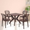 Supreme Dinner With Oak Dining Table Set 4 Dining Chair