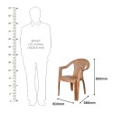 Supreme Force Plastic Premium Chair With Arm 