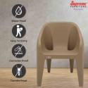 Supreme Futura Plastic Premium Armless Chair