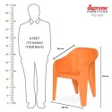 Supreme Futura Plastic Premium Armless Chair
