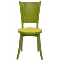 Supreme Iris Plastic Premium Armless Chair