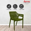 Supreme spectrum Plastic Premium Chair With Arm 