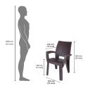 Supreme Villa Plastic Premium Chair With Arm 
