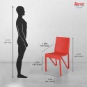 Supreme Zyleg Plastic Armless Chair